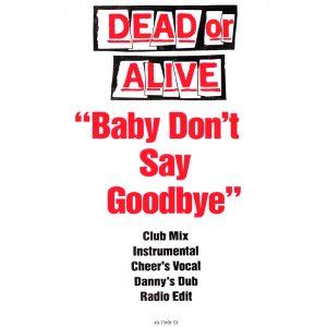Dead Or Alive - Baby Don't Say Goodbye (US 12'') (1989) [24bit Vinyl